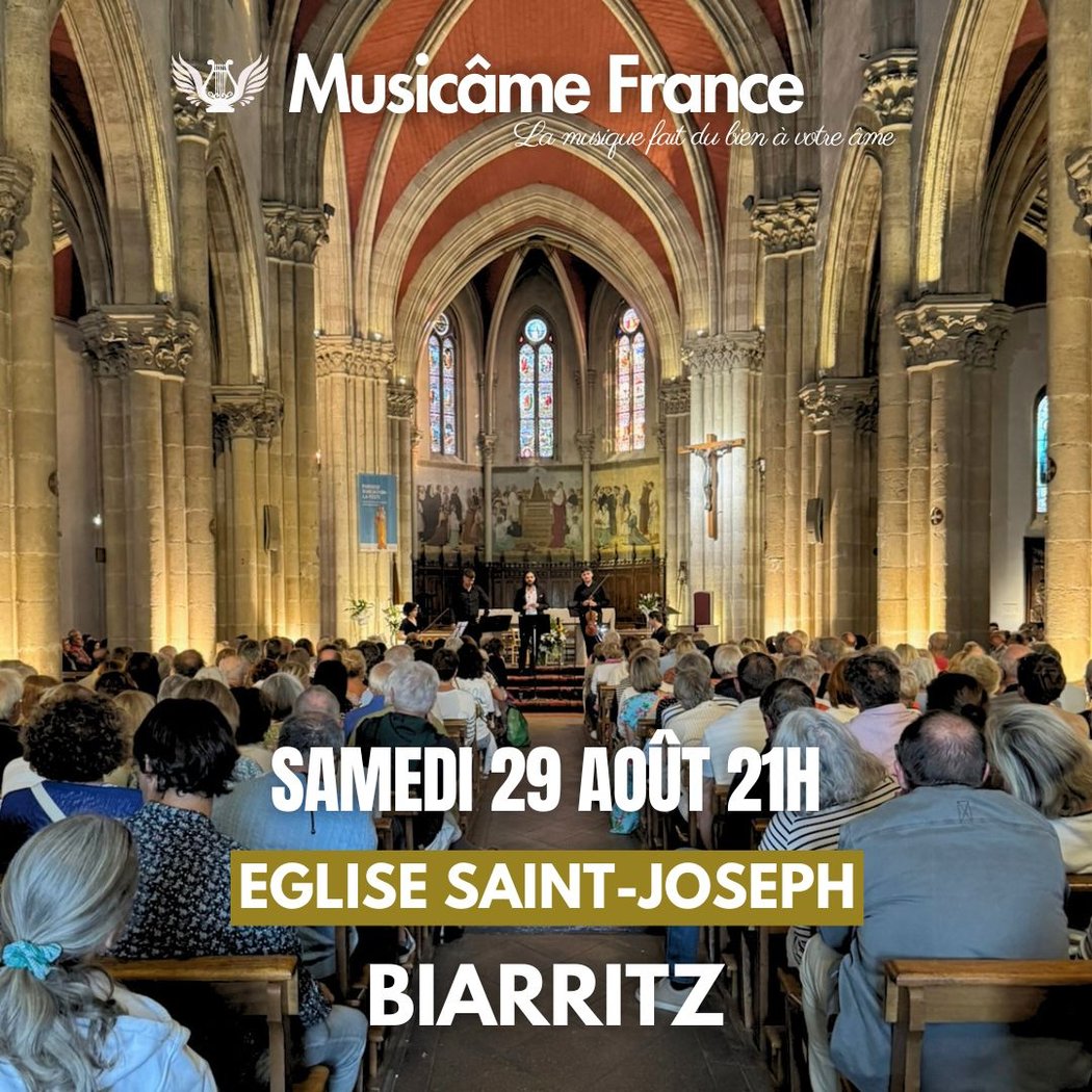 Concert de musique classique et Piazzolla par l'Ensemble Musicâme France
